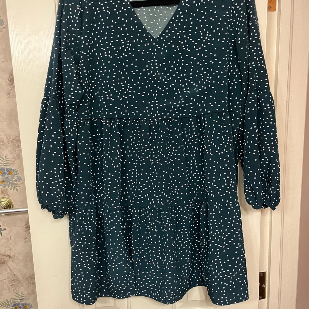 Green Polka Dot Dress